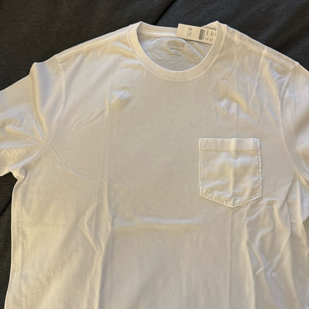 J crew broken in pocket t - Brand New